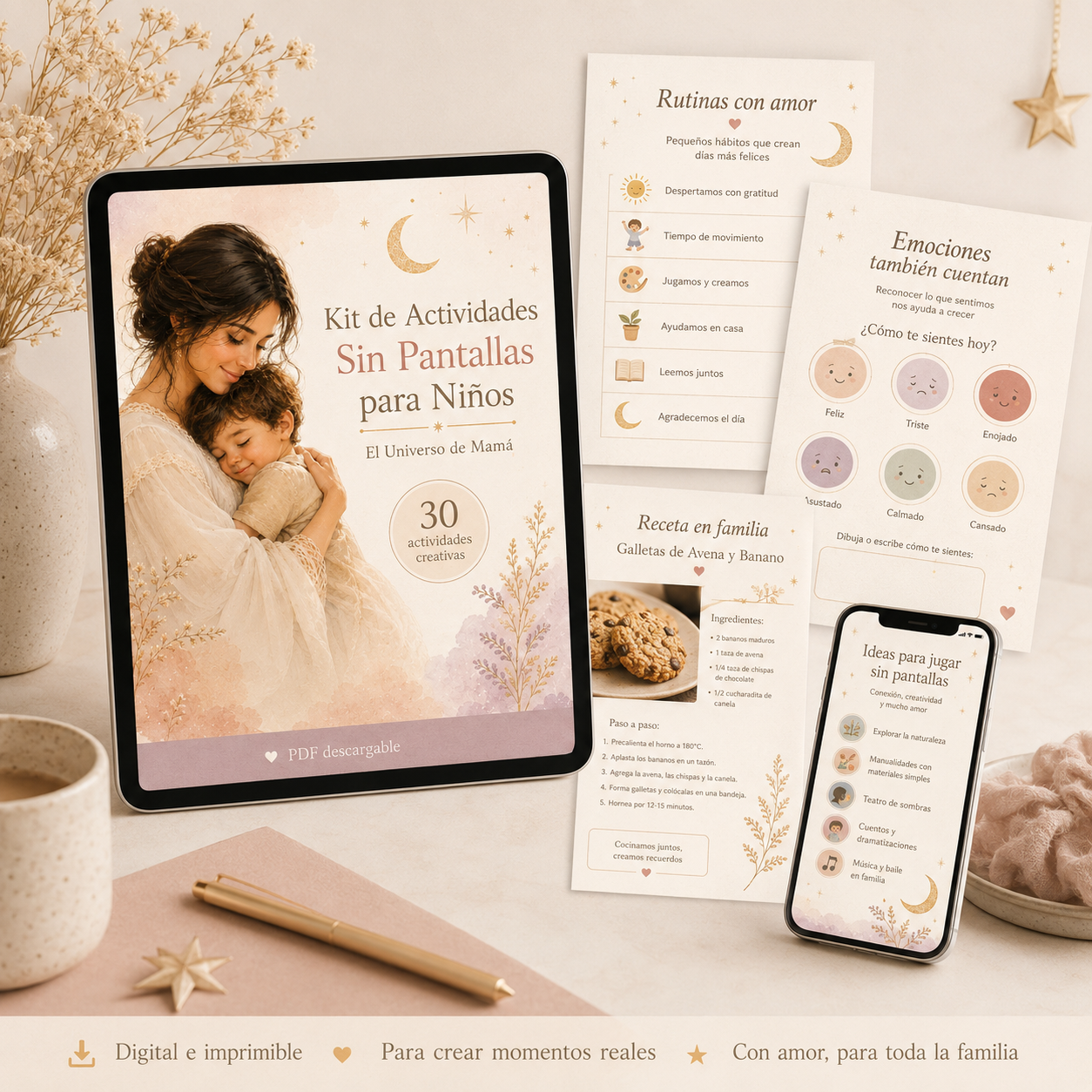 ✨ Kit de Actividades Sin Pantallas para Niños ✨