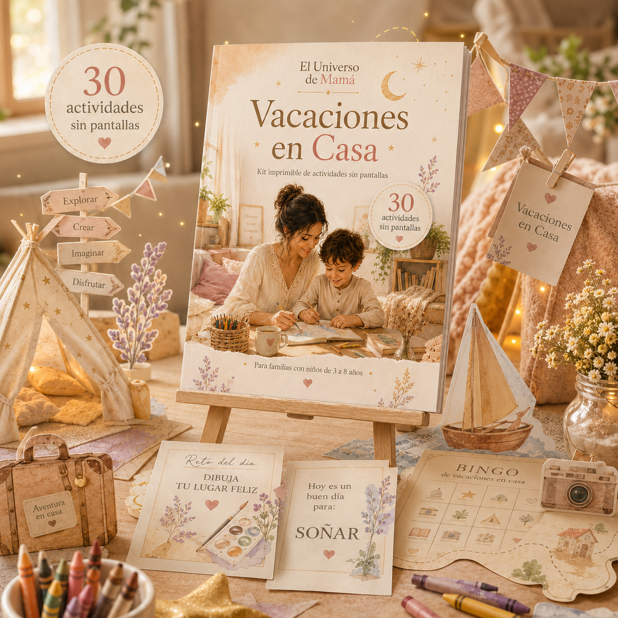 30 Actividades para Vacaciones en Casa